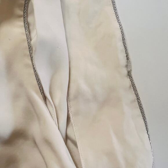 Halston Heritage Silk Blend One Shoulder Dress Size 2 - Picture 7 of 10